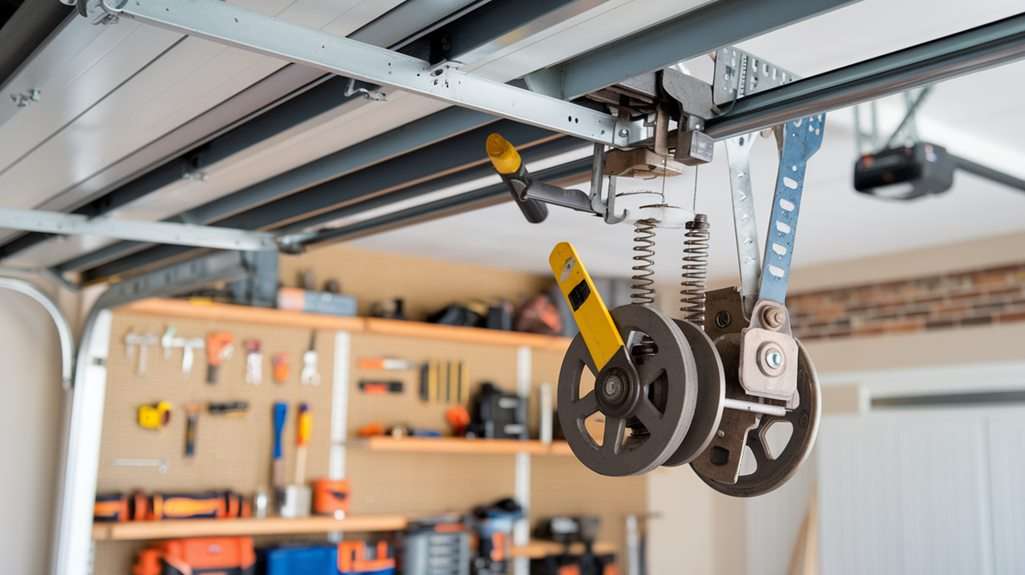balancing garage door properly
