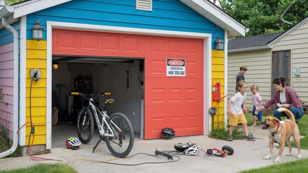 childproofing your garage door