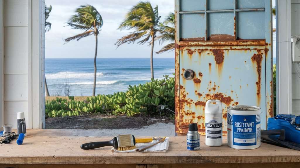 coastal garage door rust