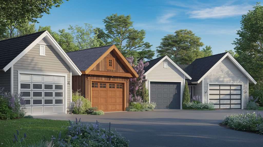 garage door material selection