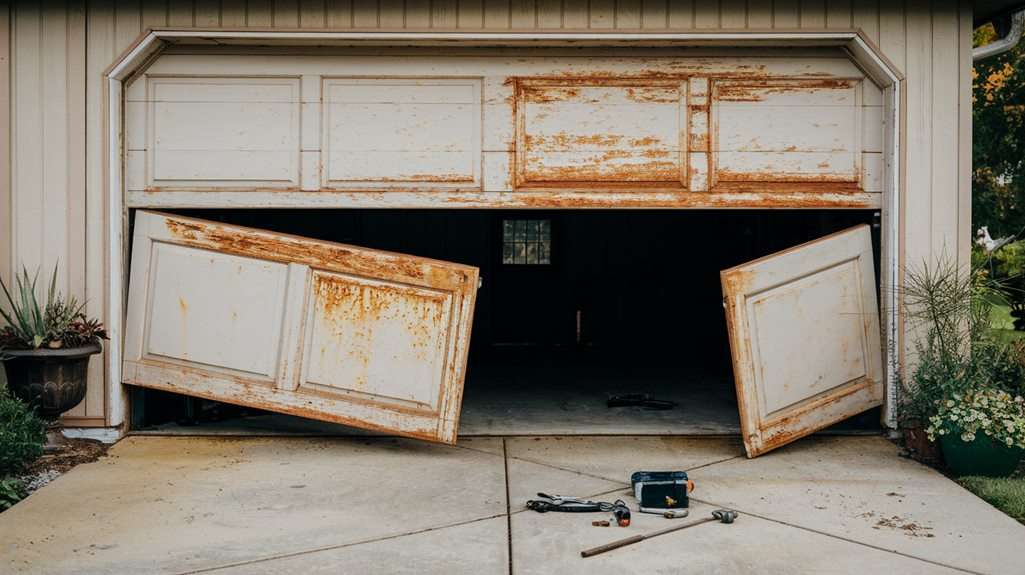 garage door repair signs