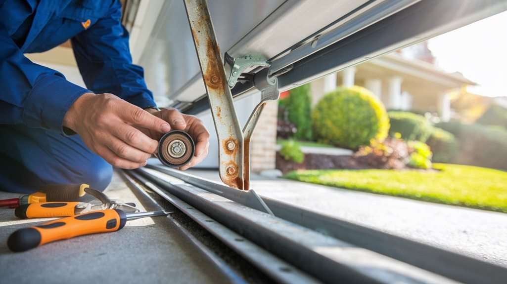routine garage door maintenance