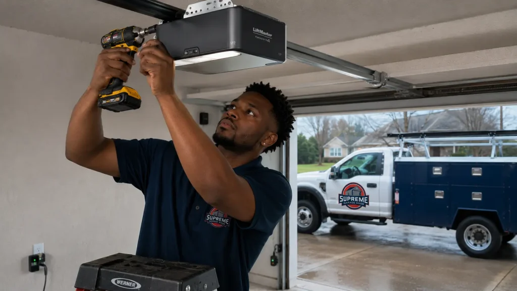 modern garage door opener whitney